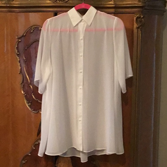 Gottex Sheer White Swimsuit Cover-Up - Picture 3 of 6